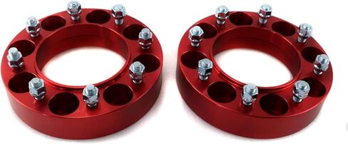 2" Wheel Spacers 8 Lug for Skid Steer Loader, Bolt Pattern 8x8 丨Hub Bore 6"/154mm, Compatible with Bobcat Case CAT John Deere New Holland (Pack of 2) in Saudi Arabia