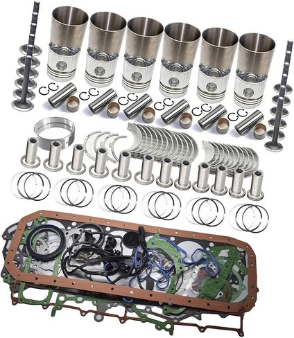Overhaul Rebuild Kit for Isuzu 6HH1 Engine 8.2L 96-03 FSR FVR FSR Trucks (Piston Height 106.5mm） 8-94391-606-1 8-94391-950-0 in Saudi Arabia