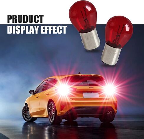 10 قطع 1157 لمبات إضاءة، P21/5W S25 12V 21/5W BAY15D مصابيح إشارة الانعطاف، لمبة إضاءة فرامل عالية ومنخفضة الذيل، مصابيح إشارة هالوجين عالمية (أبيض) in Kuwait