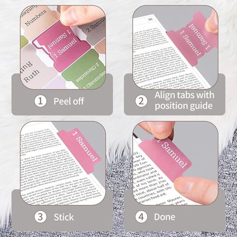 Bible Tabs,75 Tabs,Boho Theme,Laminated Bible Tabs for Women and Men,Easy to Read and Apply,Bible Tabs for Study Bible,Bible Index Tabs,Bible Book Tabs in Saudi Arabia