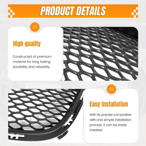 Front Grille compatible with 2015-2022 Chrysler 300 in Saudi Arabia