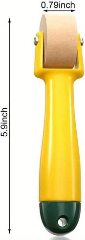 Quilting Seam Roller Sewing Seam Roller Wallpaper with Easy to Grip Handle for Quilting Sewing Print Ink Home Decoration (Wooden) in Saudi Arabia