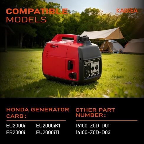 16100-Z0D-D01 المكربن ​​لهوندا EU2000i EB2000i EU2000iK1 EU2000iT1 مولد الكربوهيدرات ضبط عدة مع فلتر الهواء شرارة التوصيل طوقا قطع غيار خط الوقود 16100-Z0D-D03 in Kuwait