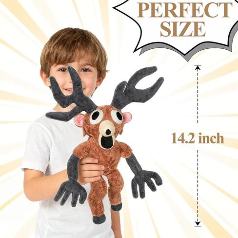99 Nights Plush, 99 Nights Deer Monster Stuffed Animal 14.2 Inches, Halloween, Easter, Birthday Surprise Gifts for Boys, Girls, and Game Fans in Saudi Arabia