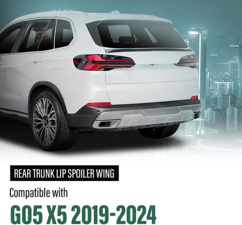 GRAND ORANGE Rear Trunk Spoiler Wing Compatible with BMW X5 G05 2019 2020 2021 2022 2023 2024 Rear Spoilers for Cars Glossy Black in Saudi Arabia