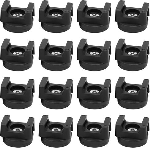 20Pcs Strong Magnetic Cable Zip Tie Base, Multipurpose Cable Ties Mount Wire Clips Management Base,Heavy Duty Wire Cable Holder for Electrical Cable Wire Organization (43mm Vertical Tension 8.5kg) in Kuwait
