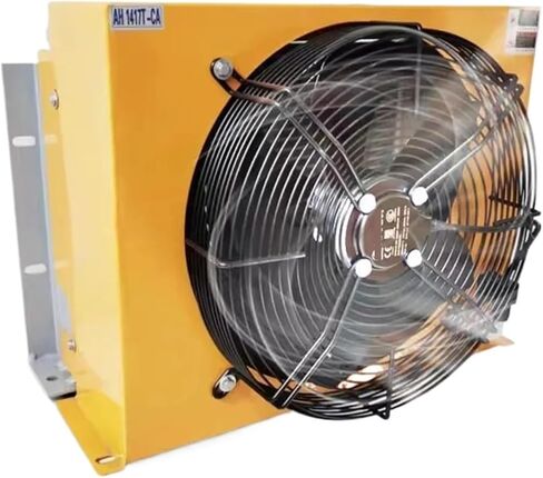 مبرد هواء هيدروليكي VARNOK AH1470T-CA مبرد هواء هيدروليكي 24 فولت/12 فولت/220 فولت/380 فولت رافعة مثبتة على شاحنة معدلة لخزان الوقود مبرد زيت مبرد بالهواء (تيار مستمر 12 فولت) in Kuwait
