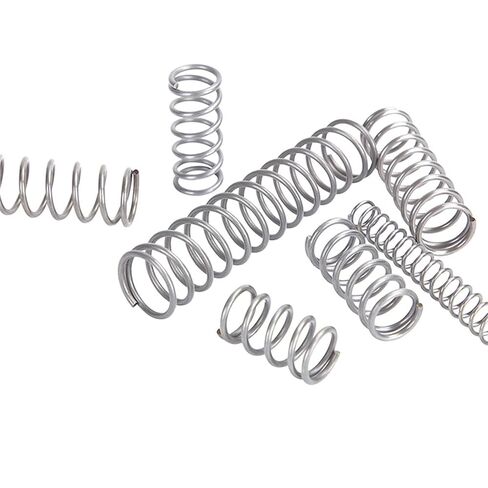 Cgshop-Compressed Spring 1mm Wire Diameter 304 Stainless Steel Compression Springs Y-Type Rotor Return Spring, Good Elasticity and More Durable(35mm (10Pcs),18mm) in Kuwait
