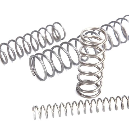 Cgshop-Compressed Spring 1mm Wire Diameter 304 Stainless Steel Compression Springs Y-Type Rotor Return Spring, Good Elasticity and More Durable(35mm (10Pcs),18mm) in Kuwait
