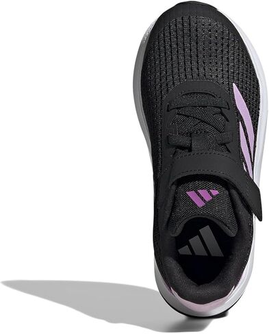 adidas Kids Duramo SL Sneaker, Black/Zero Metallic/Green Spark (Elastic Lace), 7.5 US Unisex Toddler in Kuwait