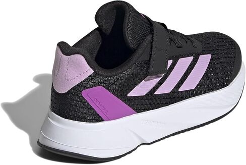 adidas Kids Duramo SL Sneaker, Black/Zero Metallic/Green Spark (Elastic Lace), 7.5 US Unisex Toddler in Kuwait