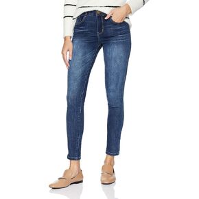 Democracy Women's High Rise Ankle Jean, Teking Green, 12 in Kuwait