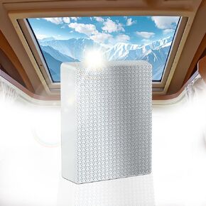 ESMING 1Pack 22"x14"x3" RV Skylight Insulator,RV Vent Insulator, RV Skylight Cover with Reflective Surface, Waterproof RV Insulation, RV Sunroof Skylight Insulates Light and Reduces Noise in Kuwait