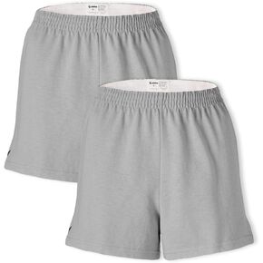 Soffe Womens Authentic Cheer Shorts, 3" Inseam, Neon Pink, Small (2-Pack) in Saudi Arabia