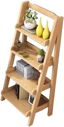 Bookshelf Nordic Simple Solid Wood Trapezoidal Multi-Layer Storage Bookshelf Bedroom Small Storage Rack Bookshelves and Bookcases in Saudi Arabia