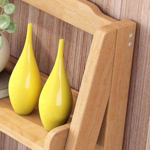Bookshelf Nordic Simple Solid Wood Trapezoidal Multi-Layer Storage Bookshelf Bedroom Small Storage Rack Bookshelves and Bookcases in Saudi Arabia