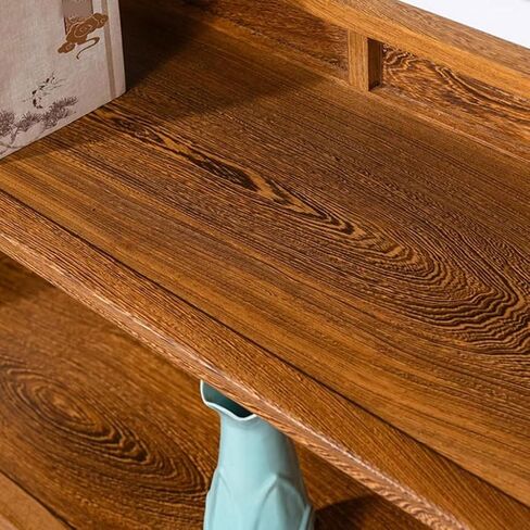 Bookshelf Chinese Style Floor-Standing Wenge Bookshelf Home Solid Wood Display Rack Porch Shelf Bookshelves and Bookcases in Saudi Arabia