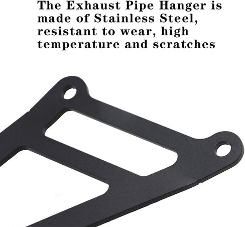 Motorcycle Muffler Support Exhaust Pipe Hanger Bracket Holder Stainless Steel Exhaust Pipe Hanger Rear Foot Rest for Kawasaki ZX4R ZX4RR ZX25R in Saudi Arabia