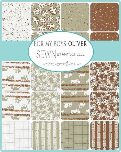 for My Boys Oliver Charm Pack by Amy Schelle; 42-5" Precut Fabric Quilt Squares in Saudi Arabia