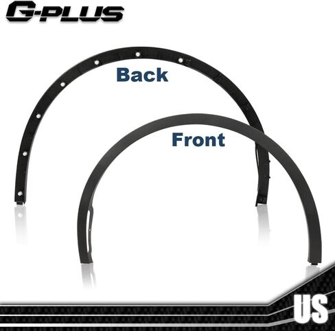 G-PLUS Fender Flares Compatible With 2020 2021 2022 2023 2024 Tesla Model Y MY, Wheel Fender Arch Molding Trim 149416400B,149418800B Black (Front Left Driver Side) in Saudi Arabia