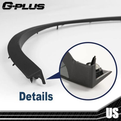 G-PLUS Fender Flares Compatible With 2020 2021 2022 2023 2024 Tesla Model Y MY, Wheel Fender Arch Molding Trim 149416400B,149418800B Black (Front Left Driver Side) in Saudi Arabia