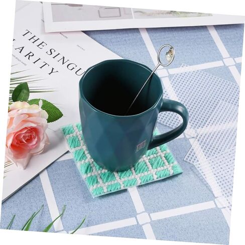 Gadpiparty 30Pcs Plastic Mesh Canvas Sheets for Cross Stitch Needlework and DIY Crafting Lightweight Easy to Cut for Knitting Crochet and Embroidery Projects White in Saudi Arabia