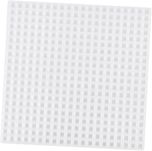 Gadpiparty 30Pcs Plastic Mesh Canvas Sheets for Cross Stitch Needlework and DIY Crafting Lightweight Easy to Cut for Knitting Crochet and Embroidery Projects White in Saudi Arabia