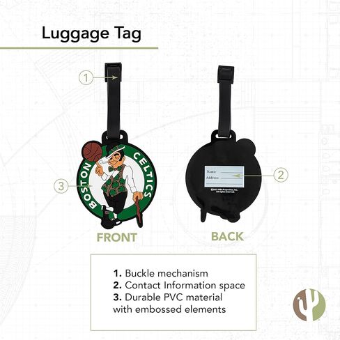 Brooklyn Nets Team NBA National Basketball Association Luggage Tag Bag (PVC Luggage Tag) in Saudi Arabia