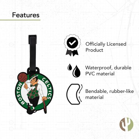 Brooklyn Nets Team NBA National Basketball Association Luggage Tag Bag (PVC Luggage Tag) in Saudi Arabia