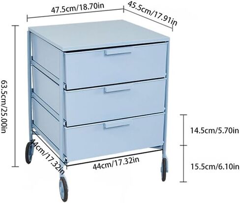 Modern Storage Cabinet, Multi-Layer Night Stand, Movable Bedside Table for Living Room and Bedroom - Simple Design for Easy Organization in Saudi Arabia