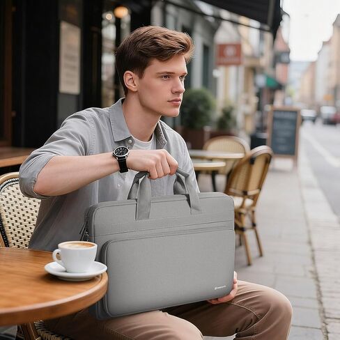 NIDOO 13 بوصة حقيبة كمبيوتر محمول حقيبة كتف لـ 14 بوصة MacBook Pro M3 M2 / 13.6 بوصة Macbook Air / 13.5 بوصة Surface Laptop 5 4/14 بوصة IdeaPad Flex 5 / ThinkPad E14 T14 / HP Pavilion x360 / Latitude 7440 in Kuwait