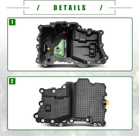 264-336 Engine Oil Pan & Gasket & Bolts Compatible with Ford F150 2015-2018 2.7L V6 Replace FL3Z6675C, CA6010400 in Kuwait