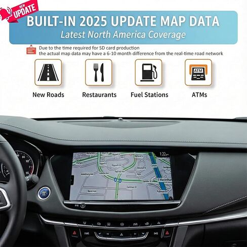2025 Update Navigation SD Card for CX-5 (2024-2025), CX-30/3 Hatch (2024), CX-90 (23-25) - 32GB Offline GPS Map for Road Trips - No Signal Required, Works with HUD in Saudi Arabia