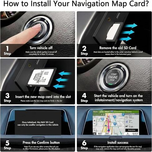 2025 Update Navigation SD Card for CX-5 (2024-2025), CX-30/3 Hatch (2024), CX-90 (23-25) - 32GB Offline GPS Map for Road Trips - No Signal Required, Works with HUD in Saudi Arabia