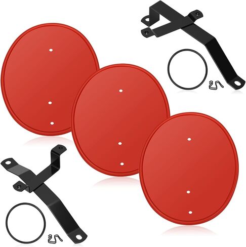 M MATI Red Number Plate Kit for Honda Z50R 1979-1987 Motorcycle 64113-116-690ZA 64111-181-000 64112-181-010 in Saudi Arabia