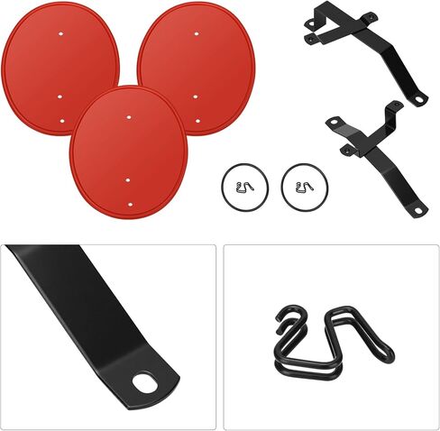 M MATI Red Number Plate Kit for Honda Z50R 1979-1987 Motorcycle 64113-116-690ZA 64111-181-000 64112-181-010 in Saudi Arabia