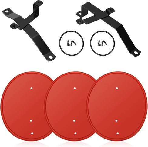 M MATI Red Number Plate Kit for Honda Z50R 1979-1987 Motorcycle 64113-116-690ZA 64111-181-000 64112-181-010 in Saudi Arabia