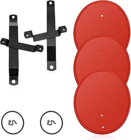 M MATI Red Number Plate Kit for Honda Z50R 1979-1987 Motorcycle 64113-116-690ZA 64111-181-000 64112-181-010 in Saudi Arabia
