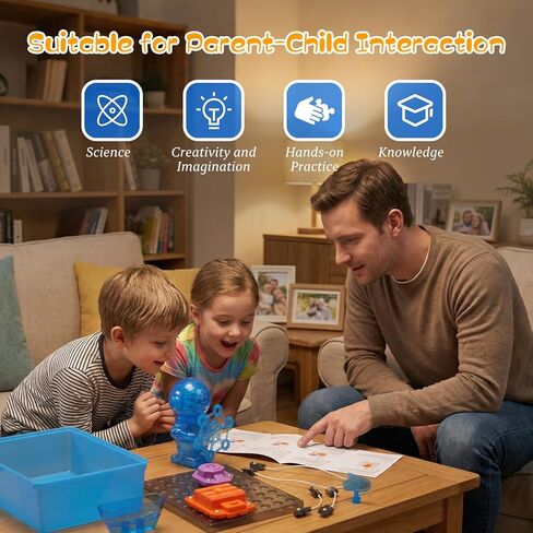 STEM Educational Toy Science Kits for Kids, Electric Bubble Machine, DIY Circuit Connections, Educational Fun Toy Gift for Children Boys Girls Ages 3 4 5 6 7 8 9 10 11 12 in Kuwait