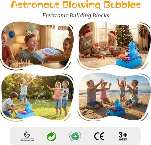 STEM Educational Toy Science Kits for Kids, Electric Bubble Machine, DIY Circuit Connections, Educational Fun Toy Gift for Children Boys Girls Ages 3 4 5 6 7 8 9 10 11 12 in Kuwait
