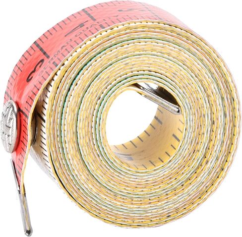 Soft Tape Measure, Sturdy Plastic Ruler with Metal Ends, Body Measurement, Handmade, Sewing, Weight Control, Small, Lightweight, Clear Markings, for Most Scenarios in Saudi Arabia