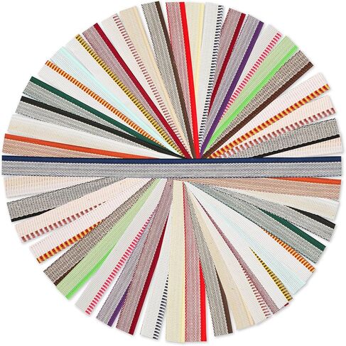 48pcs Book Binding Headbands, 11.8x0.5inch 24 Colors Book Headband Book Binding Cotton Book Binding Cloth Set for Bookbinding Beginners Book Repair Book Decor in Saudi Arabia