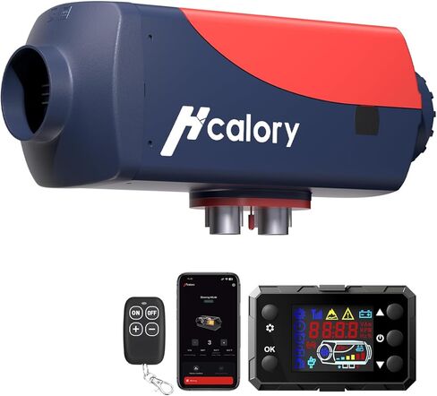 8KW Diesel Heater, 10L HBU1S Parking Diesel Air Heater Fast Heating 12/24V with Bluetooth App Control, Automatic Start and Stop, Multiple Timed Settings, Altitude Mode for RV Garage 2025 Upgraded in Saudi Arabia
