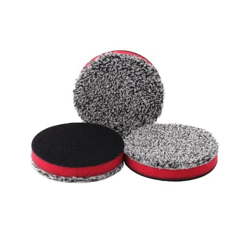 SPTA Microfiber Cutting Pads, 3PCS Soft Microfiber Wax Removal Pad, Detailing Wax Applicator Pad, for Waxing and Polishing&Scratch and Vortex Removal Pad (3 Inch Sets) in Saudi Arabia