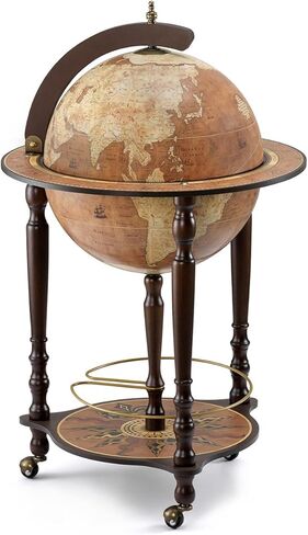 Da Vinci Rust Bar Globe *صنع في إيطاليا* مع شهادة الأصالة (الصدأ) in Kuwait