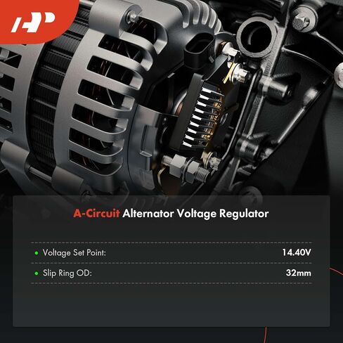 A-Premium Alternator Voltage Regulator Compatible with Volkswagen Jetta, Scirocco & BMW 325, 318i, 325e, 528e, 733i, M6 & Jaguar XJ, XJ6 & Audi 100 Series & Ferrari 512 BB & Ford Escort & Renault R15 in Saudi Arabia