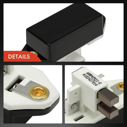 A-Premium Alternator Voltage Regulator Compatible with Volkswagen Jetta, Scirocco & BMW 325, 318i, 325e, 528e, 733i, M6 & Jaguar XJ, XJ6 & Audi 100 Series & Ferrari 512 BB & Ford Escort & Renault R15 in Saudi Arabia