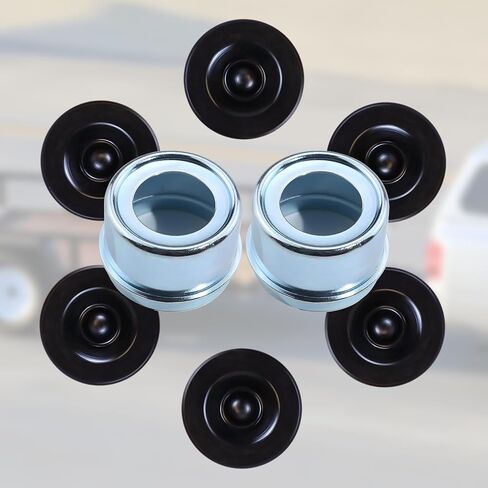 Trailer Hub Cap Dust Cap Rubber Grease Plugs - 6-Pack Replacement Set,Trailer Axle Grease Plugs,Adaptable to Dexter EZ Lube 85-1 & 2000-3500 lb Axles in Kuwait