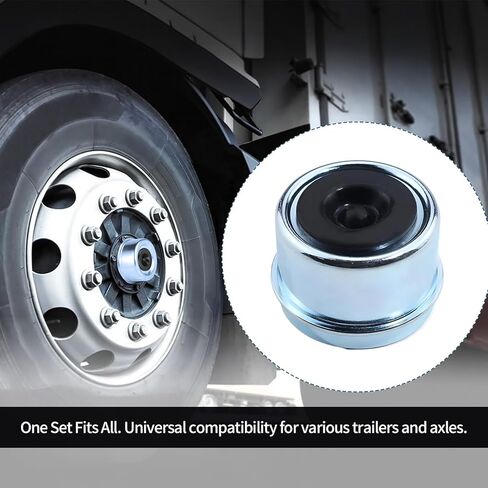 Trailer Hub Cap Dust Cap Rubber Grease Plugs - 6-Pack Replacement Set,Trailer Axle Grease Plugs,Adaptable to Dexter EZ Lube 85-1 & 2000-3500 lb Axles in Kuwait