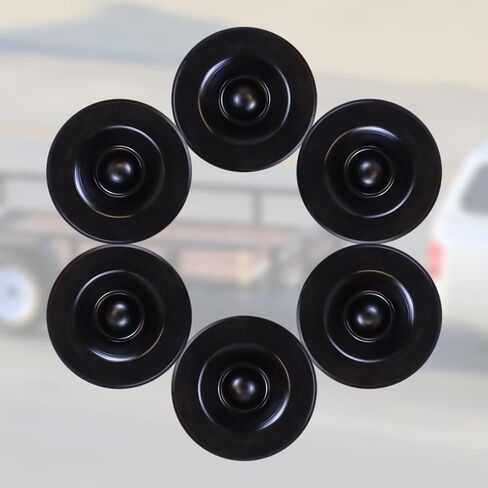 Trailer Hub Cap Dust Cap Rubber Grease Plugs - 6-Pack Replacement Set,Trailer Axle Grease Plugs,Adaptable to Dexter EZ Lube 85-1 & 2000-3500 lb Axles in Kuwait